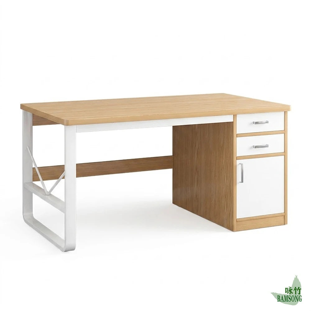 Scrivania da Ufficio Moderna in MDF e Metallo 1601827297866