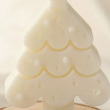 Candela Profumata a Forma di Albero di Natale in Cera di Soia