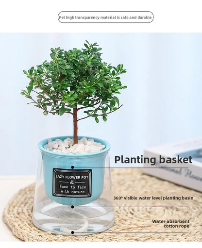 Vaso da Fiori Auto-Irrigante in Plastica 1601873201942
