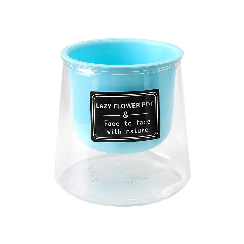 Vaso da Fiori Auto-Irrigante in Plastica 1601873201942